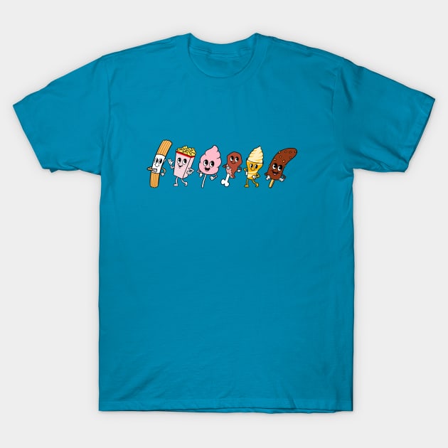 Lets All Go To A Theme Park T-Shirt by DisneyDan